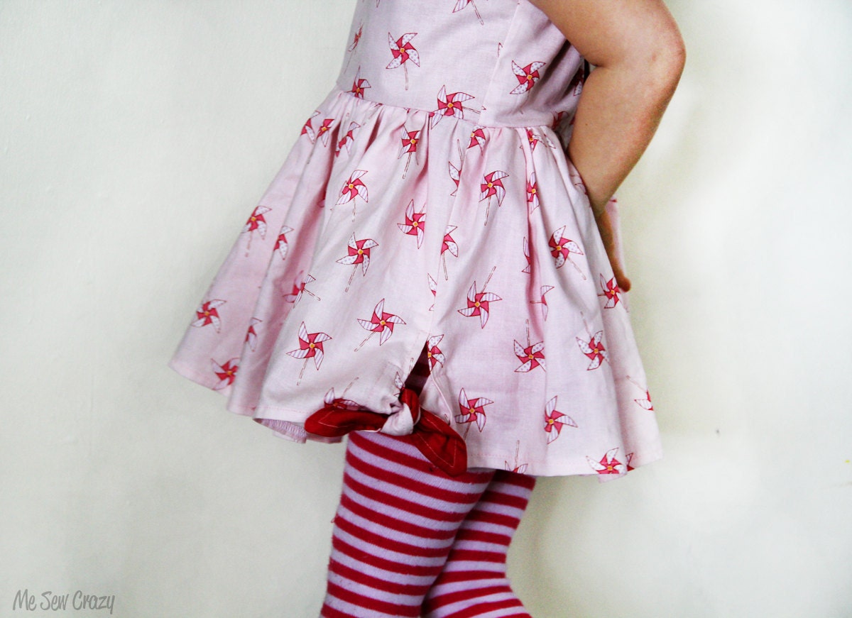 Forget Me Knot Dress ePattern, Sizes 2 - 6 years