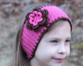 Girls Ladies Headwarmer Crochet Pattern 2 sizes included PDF 053 Permission to Sell Finished Items