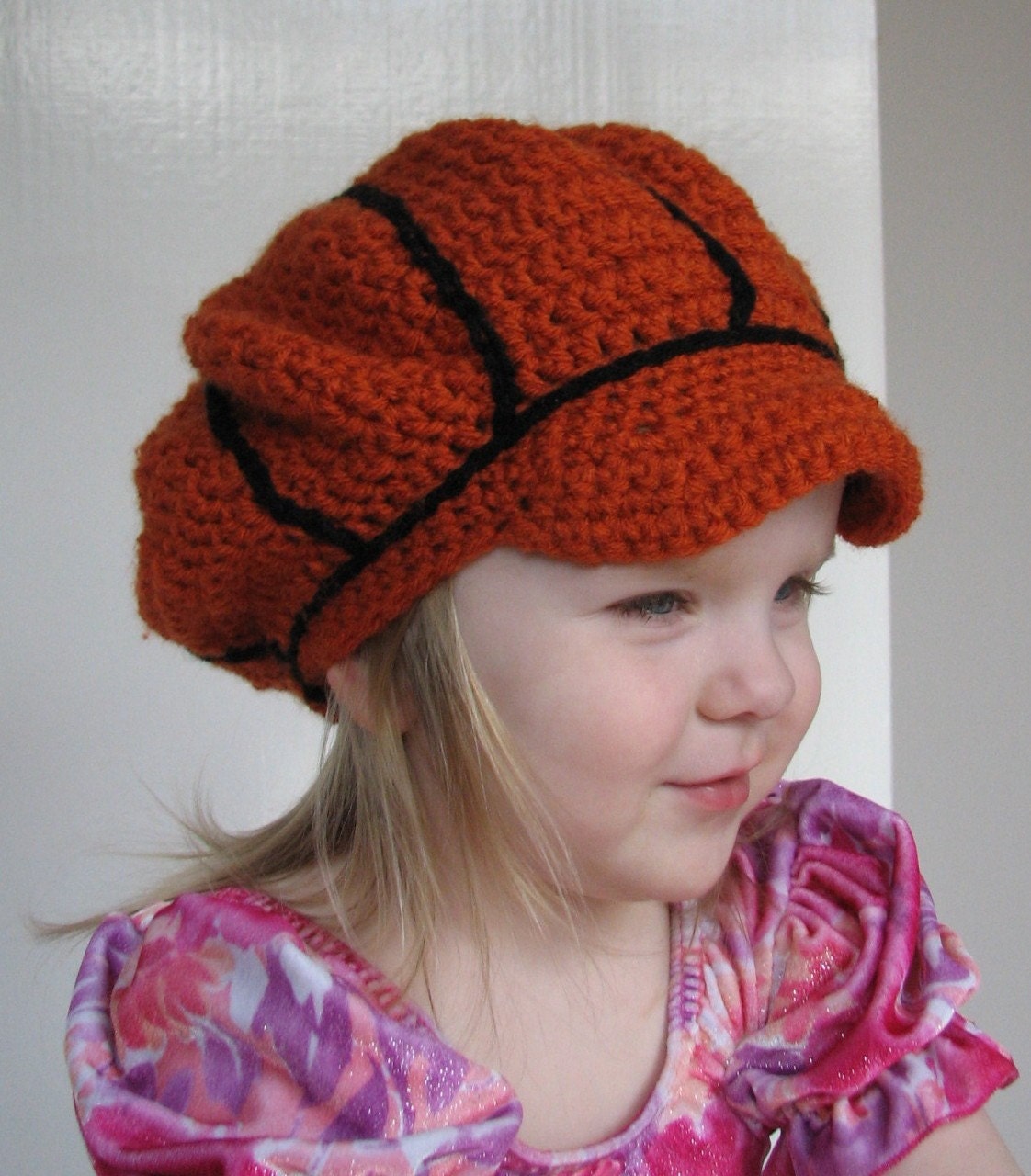 Boys Basketball Tam Crochet Pattern - Fits 2T to 5T with 3 sizes included PDF 060