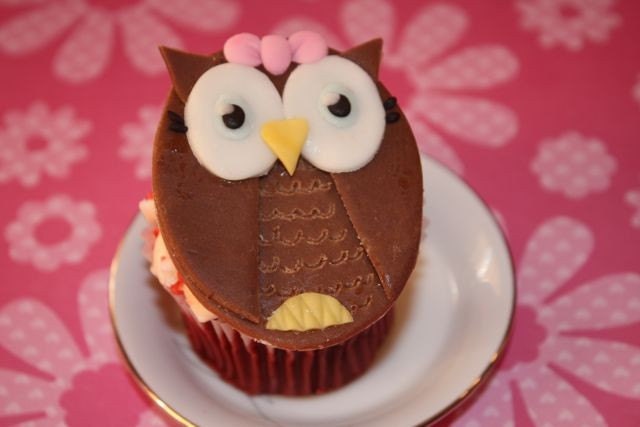 Owl Cupcake Cookie topper Il_570xn