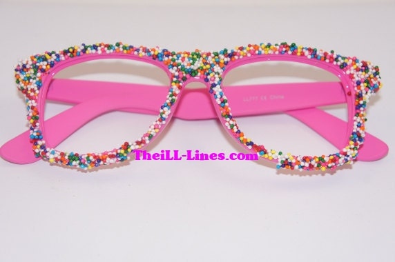 NEW  Candy Sprinkle Eye Wear     Wayfarer Frames