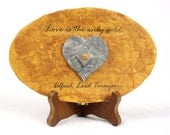 Love is the Only Gold Wall Plaque