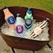 bottle koozie - customizable colors and monogram with zippered back for longnecks