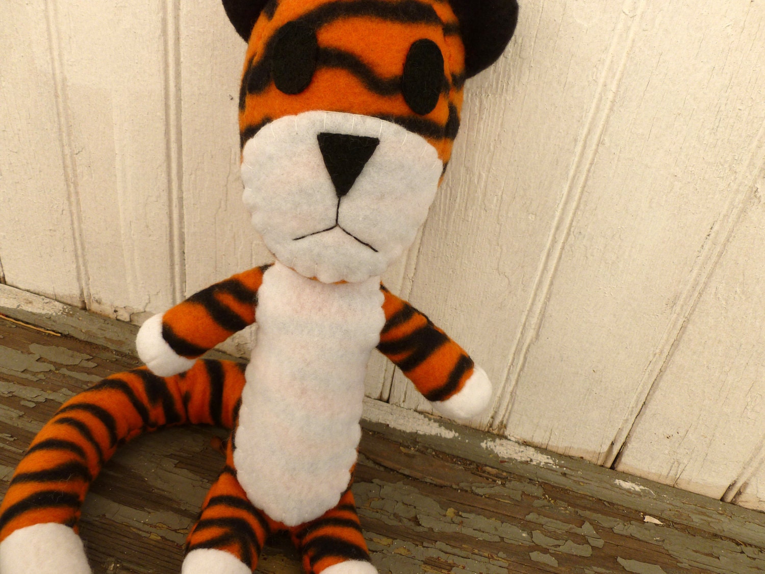 Sitting Hobbes Fleece Plushie