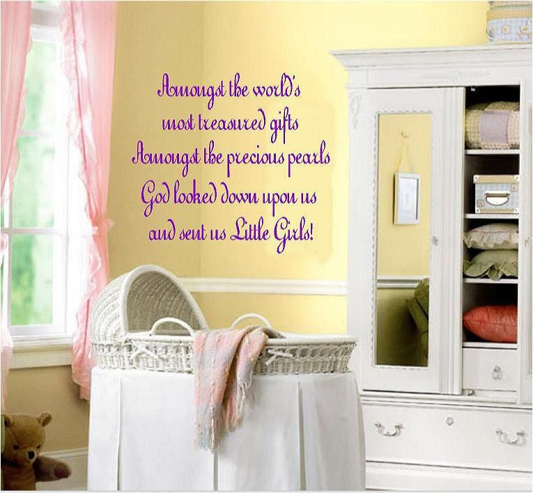 Littlle girls -children- Vinyl Lettering wall words graphics  decals  Art Home decor itswritteninvinyl