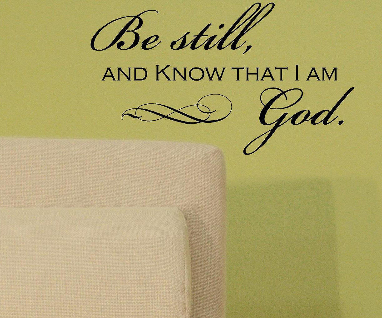 Be still and  know that I am God-faith-Vinyl Lettering wall words graphics Home decor itswritteninvinyl