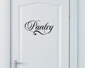 Pantry- Vinyl Lettering decalwall words quotes graphics decals Art Home decor itswritteninvinyl
