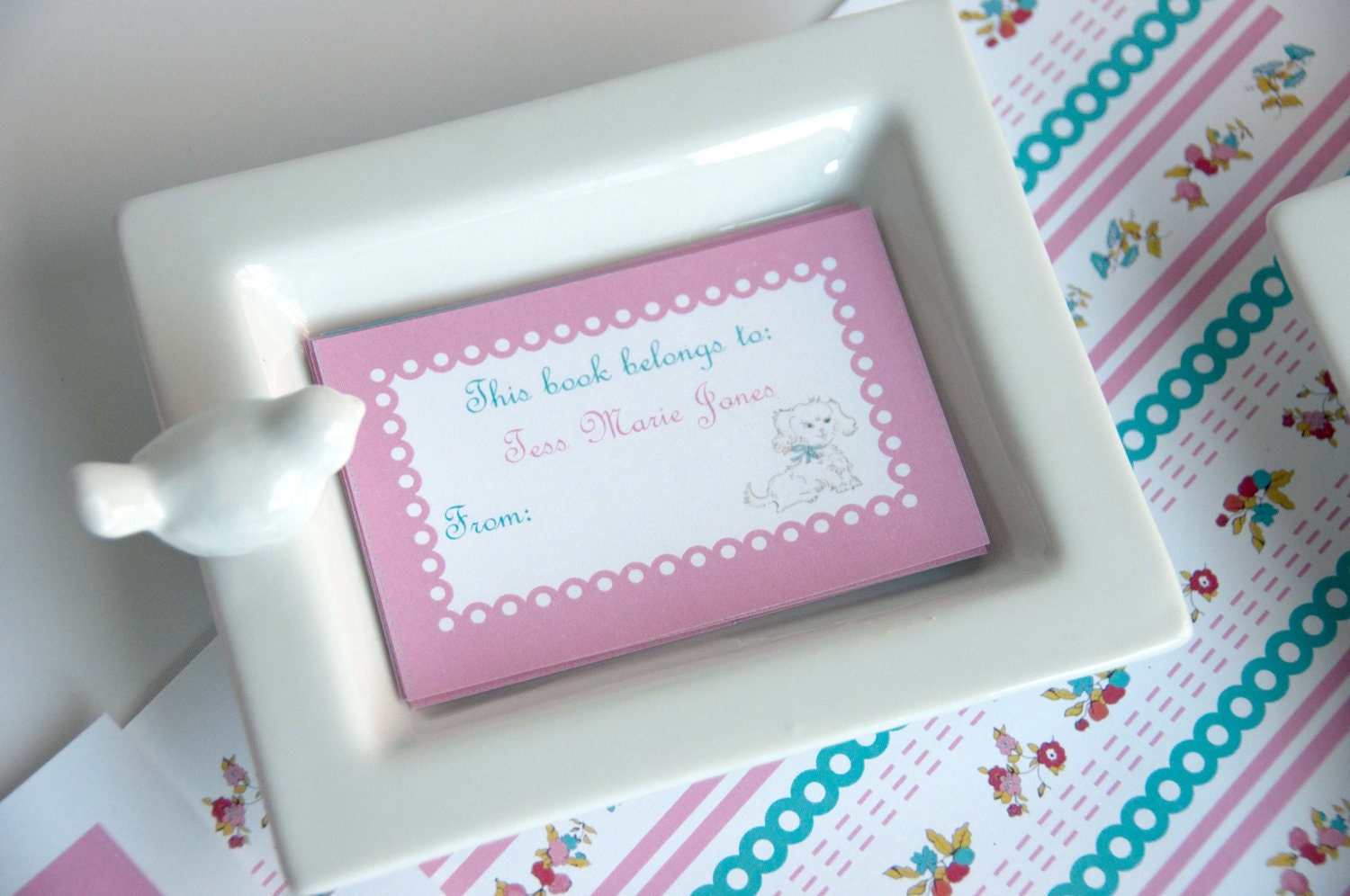 Party Printables (Editable Text): Vintage Book Birthday with Invitation, Toppers, Bookplates and More (INSTANT DOWNLOAD)