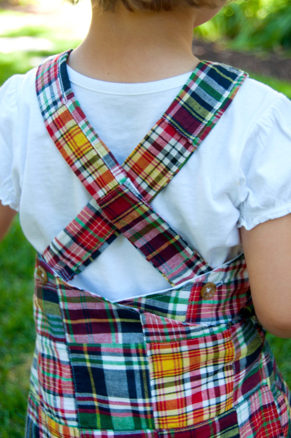 Apron Wrap Dress for Girls Sewing Pattern PDF (INSTANT DOWNLOAD)