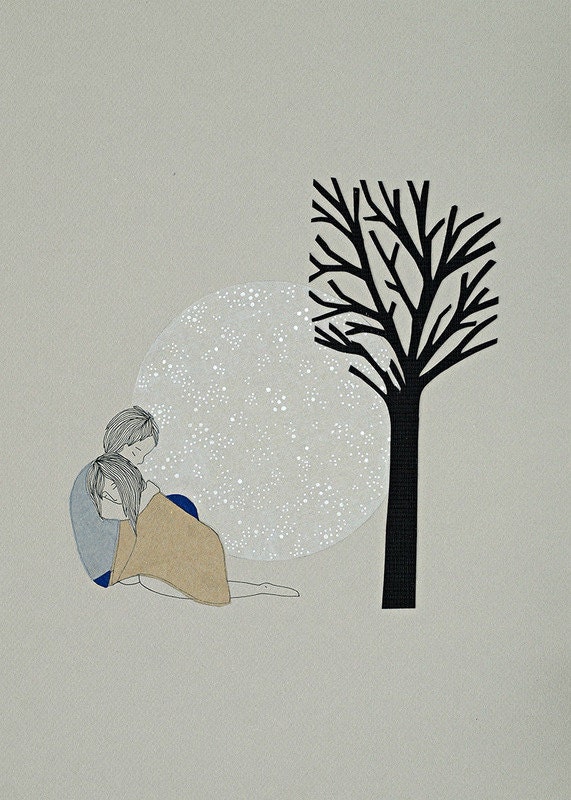 Norwegian Wood -  A4 print