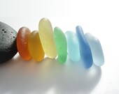Stack of Sea Glass Art Print - From Seaham England