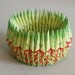 FREE SHIPPING: Origami paper bowl - made out of tea bag wrappers, fruit bowl, organizer, desk accessory