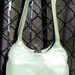 Star Wars: Upcycled Boba Fett hand painted pleather mint green purse