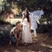 Huge Moonbeam White OPAL FAIRY WINGS Costume adult xl dress up goddess wicca angel gypsy steampunk Toothfairy beloved Gift Lover