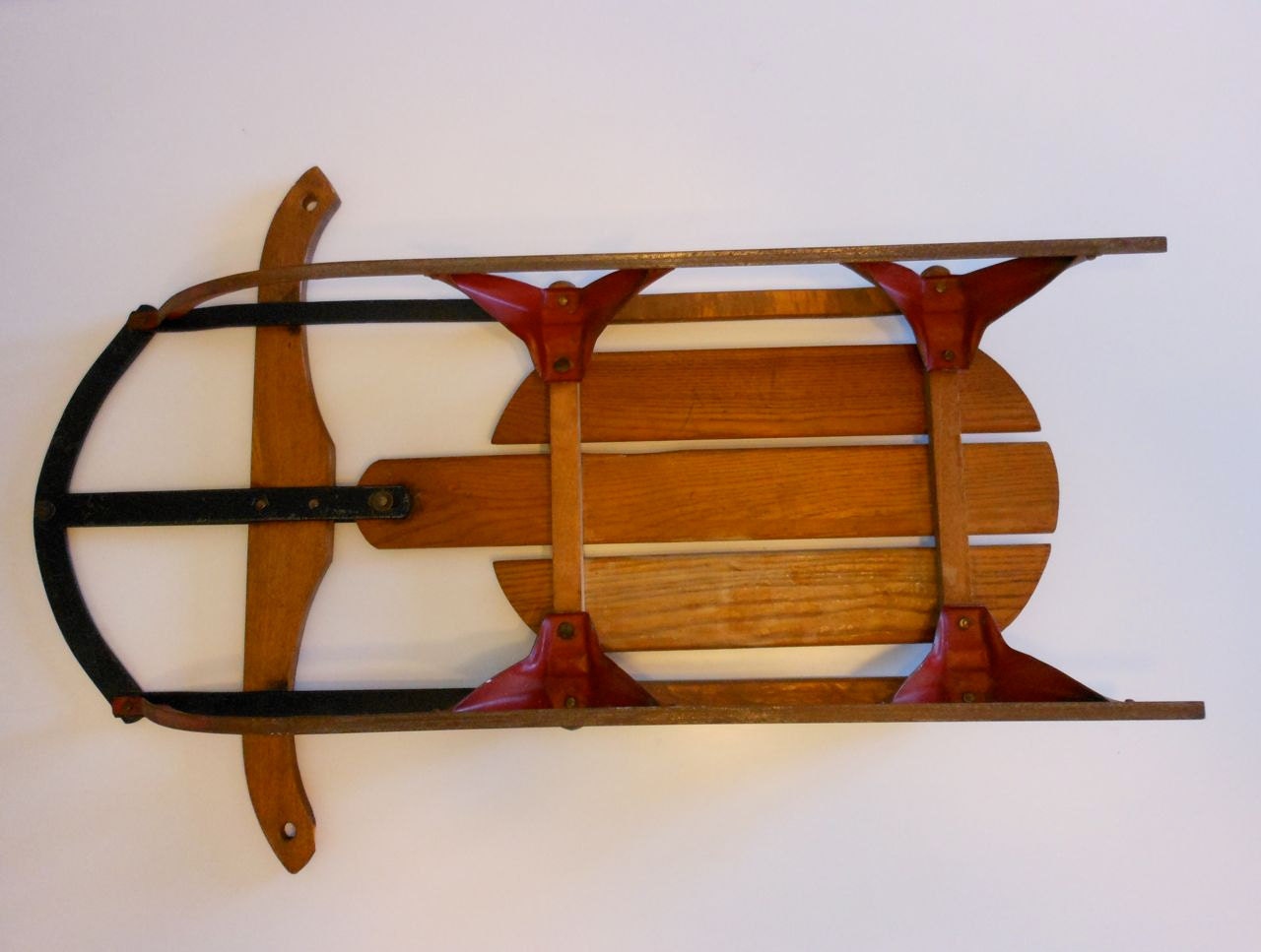 Vintage Eskimo Childrens Wood Snow Sled
