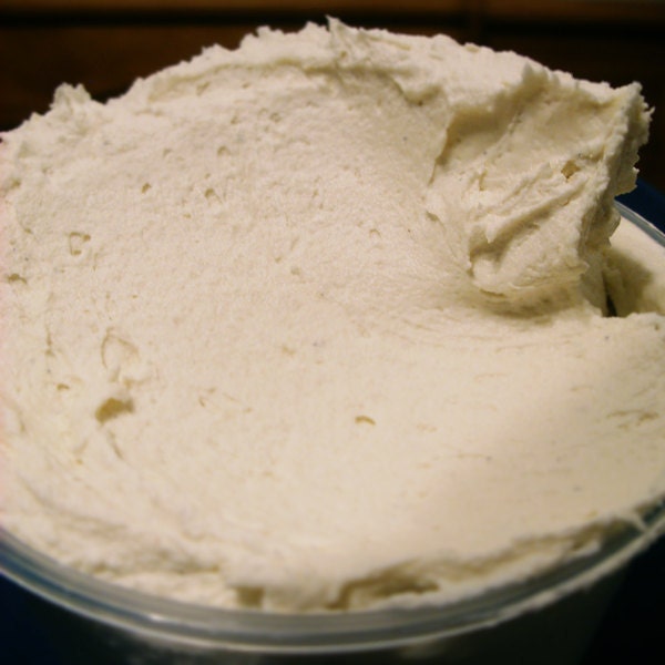 Dairy Free Buttercream Frosting 8oz Gluten Free Vegan Sweet Vanilla Bean Casein Free