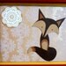 Fox Paper Art Collage