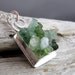 Tourmaline Crystal Silver Pendant