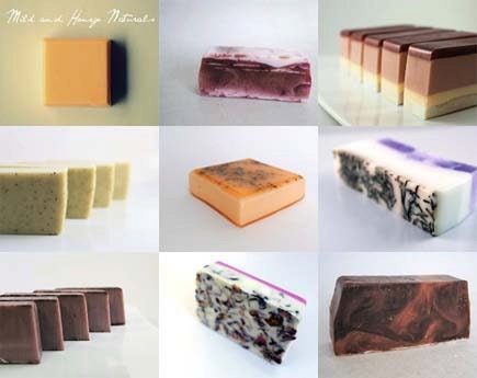 SOAP - Six (6) all natural Handmade Soaps