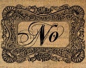 NO text in FANCY Ornate FRAME Digital Collage Sheet Download Burlap Fabric Transfer Iron On Pillows Totes Tea Towels No. 3887