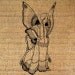 BURLAP Digital Collage Sheet Fabric Transfer FAIRY w Butterfly WINGS Iron On Pillows Totes Tea Towels Burlap No. 2880