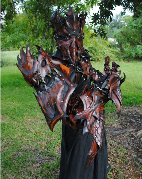 Epic Leather Modular Armor: Dragon Slayers Bastion - Upper Portion