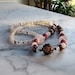 Love - Pink OOAK Natural Stone and Crystal Heart Chakra Healing Necklace