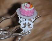 Treat for my Sweet............. Miniature Adjustable strawberry tartlet Valentine ring
