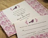 Delicate damask bird