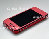 iPhone 4 Antibacterial Red Full Body Skin Kit