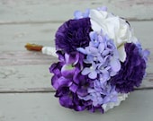 Royal Purple and Cream Silk Wedding Package RSVD for Teiah (This is half of full payment)