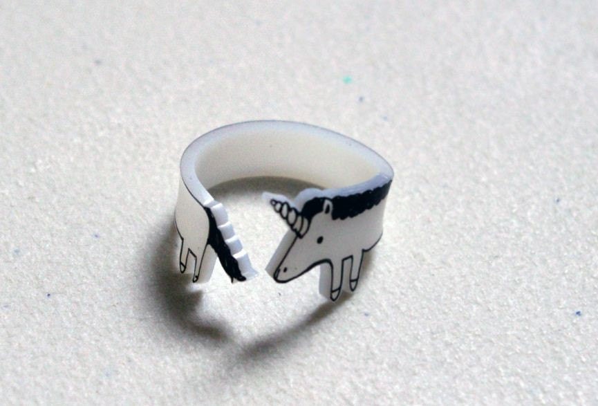 Unicorn Wrap-Around Ring