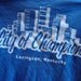 T Shirt Wrap Skirt/ UK City of Champions Novelty Skirt/ Eco Skirt /Inspired by LESLIE PHILLIPS