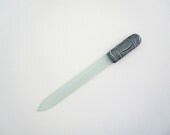 Glass Nail File, Blue & Purple Glass Nail File, Personal Glass Nail File