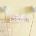 Mint Wedding Cake Topper Je T'aime Sign with Crocheted Hearts Something Blue by Cherrytime Made to Order on Etsy