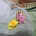 Purple Beaded Sequins Easter Egg