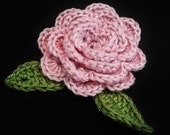 Rosa Feltable Flower - PDF Crochet Pattern.