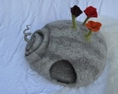 cat-cave "snail with flowers"