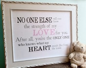 No One Else Will Ever Know  -  11x14   Baby Love Art Print -     Sizes Available from 5x7 up to 24x36  - Paper Print  or Canvas Wrap