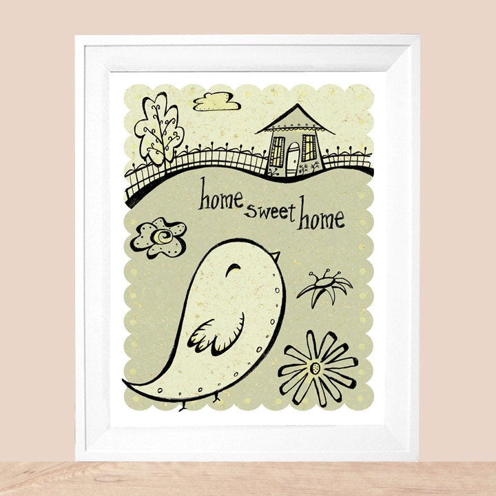 Home Sweet Home Print 8x10  Art Print