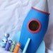 IN STOCK - Rocket, Aliens & Astronaut Wood Pegs - Hand Painted
