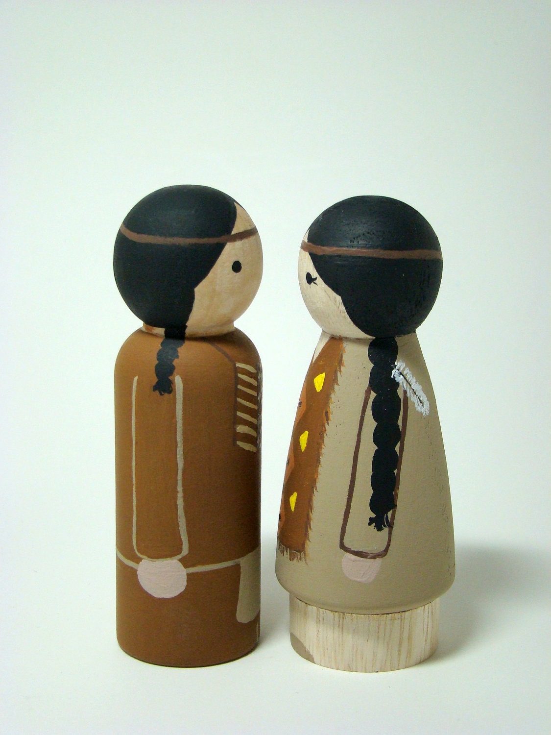 Giving Thanks Wood Peg People/Dolls
