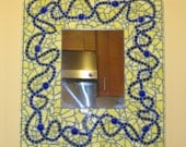 Swirling Egg Yolk Yellow Mosaic Mirror