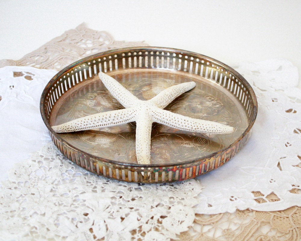 Round Silverplate Tray