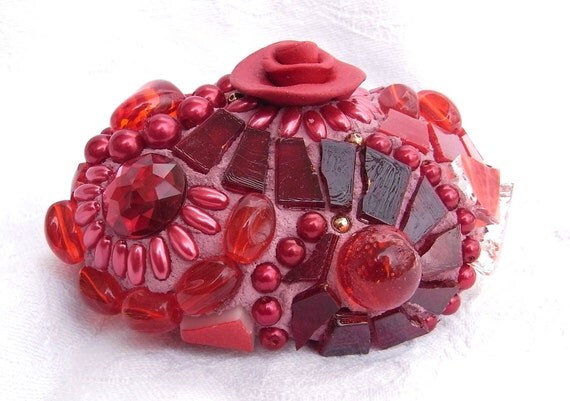 Love is like a red red rose: Mosaic Stone