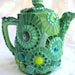 Wild Green Mosaic Teapot
