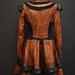 Steampunk Victorian Burlesque Costume Bespoke Leather Dress Coat Impero London