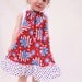 4th of July dress, baby girl dress, Patriotic dress, Red, white and blue Pillowcase dress, Summer dress