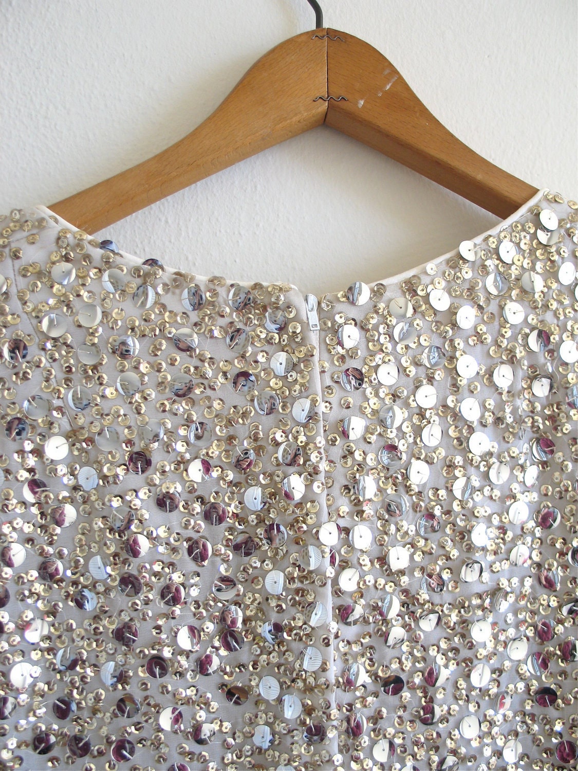 Sequin Gold to Silver Degrade Dress