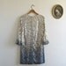 Sequin Gold to Silver Degrade Dress